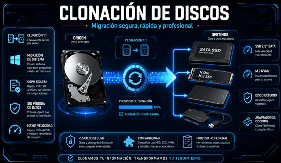 Cloanción de Discos