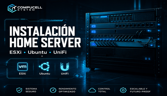 Instalación Home Server Exsi Ubuntu UniFi
